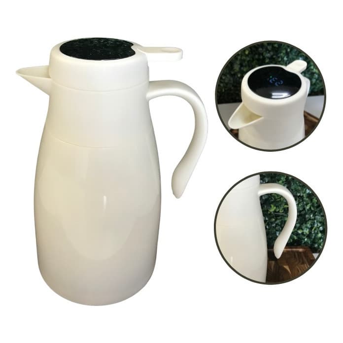 Garrafa Bule Térmico Visor Led Sensor Proximidade Café Chá