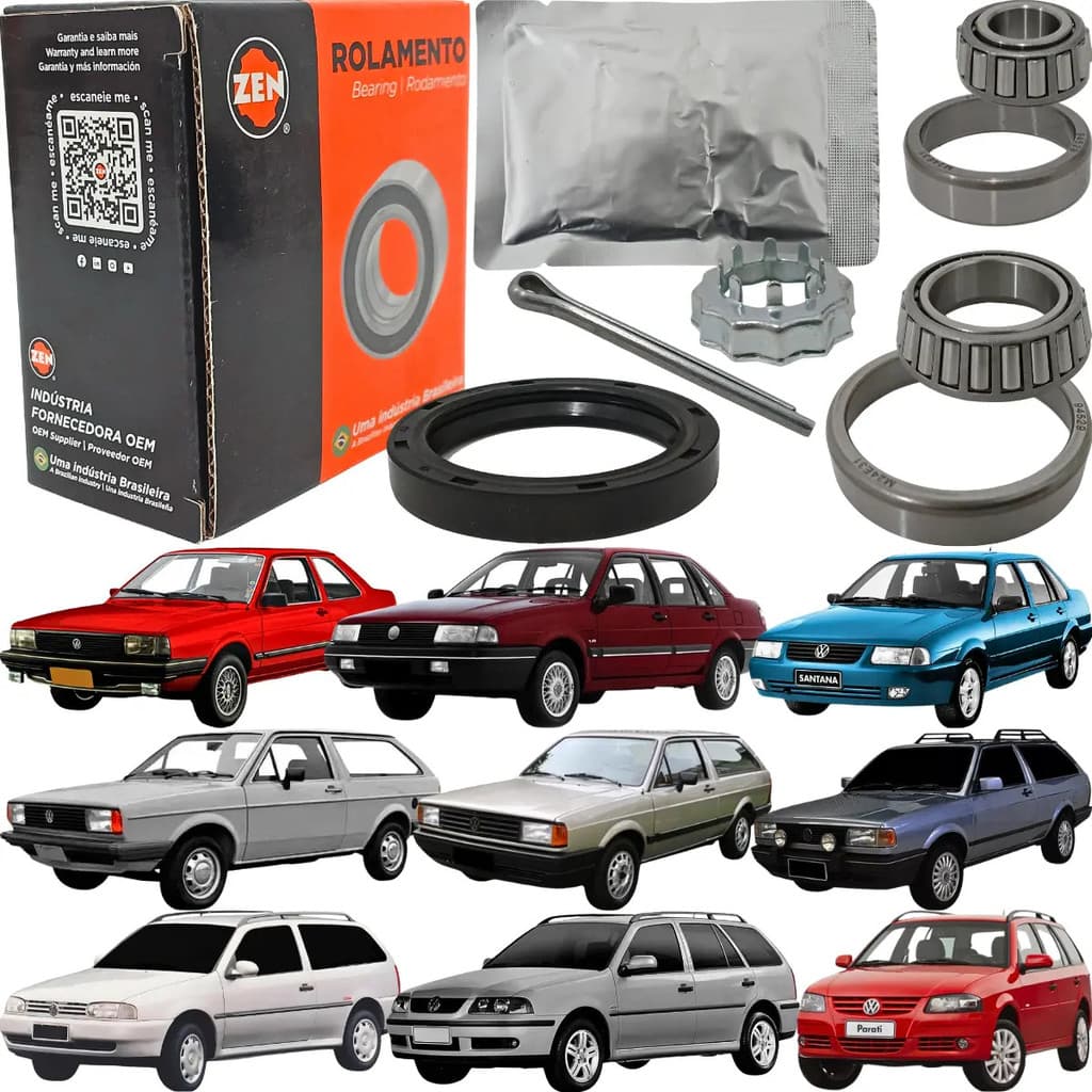 Kit Rolamento Roda Traseira Santana Parati G1 G2 G3 G4 94529