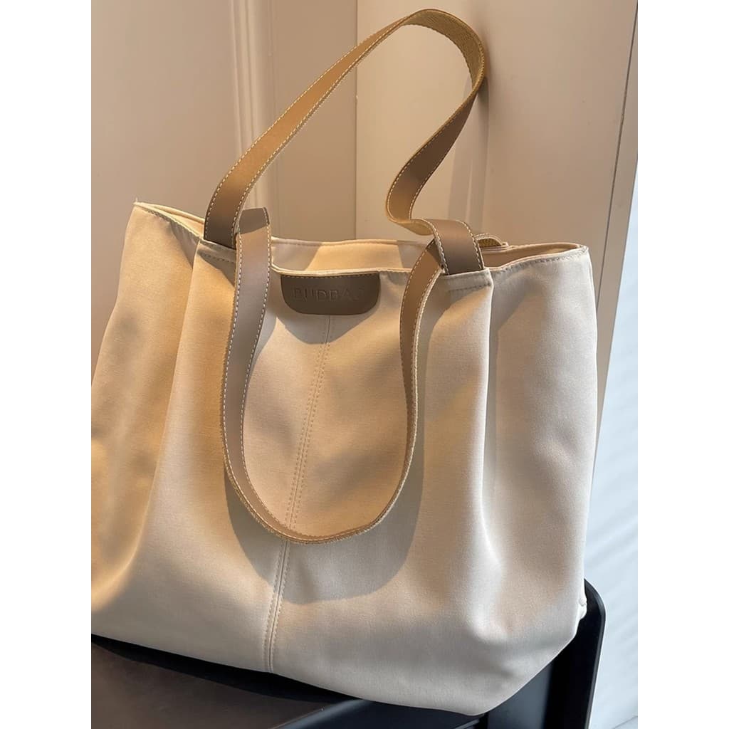 Casual all-match bolsa de ombro 2023 novo estilo Commuter grande capacidade all-match saco de pano sacola feminina Colle