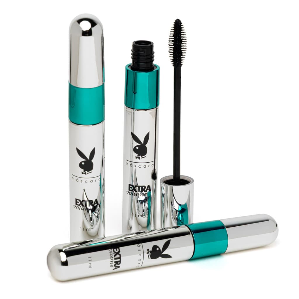 Máscara para Cílios Extra Volume 2 em 1 - Playboy Beauty