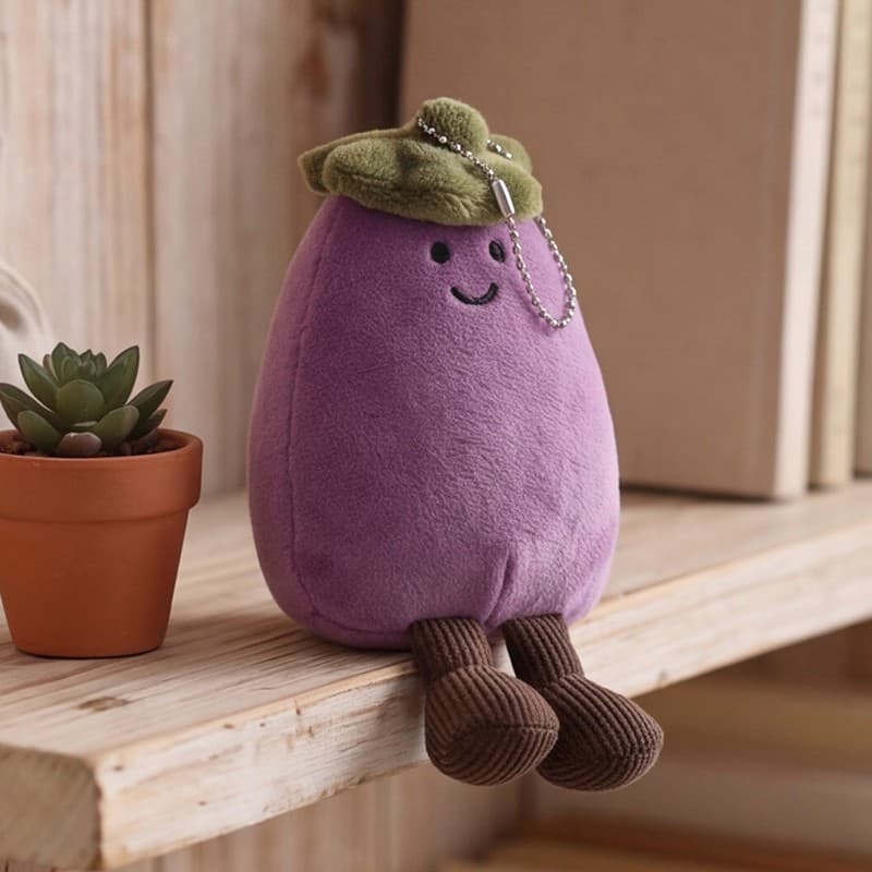 Bonito pelúcia frutas vegetais pingente dopamina cor saco pingente boneca na moda saco de brinquedo pendurado pingente v