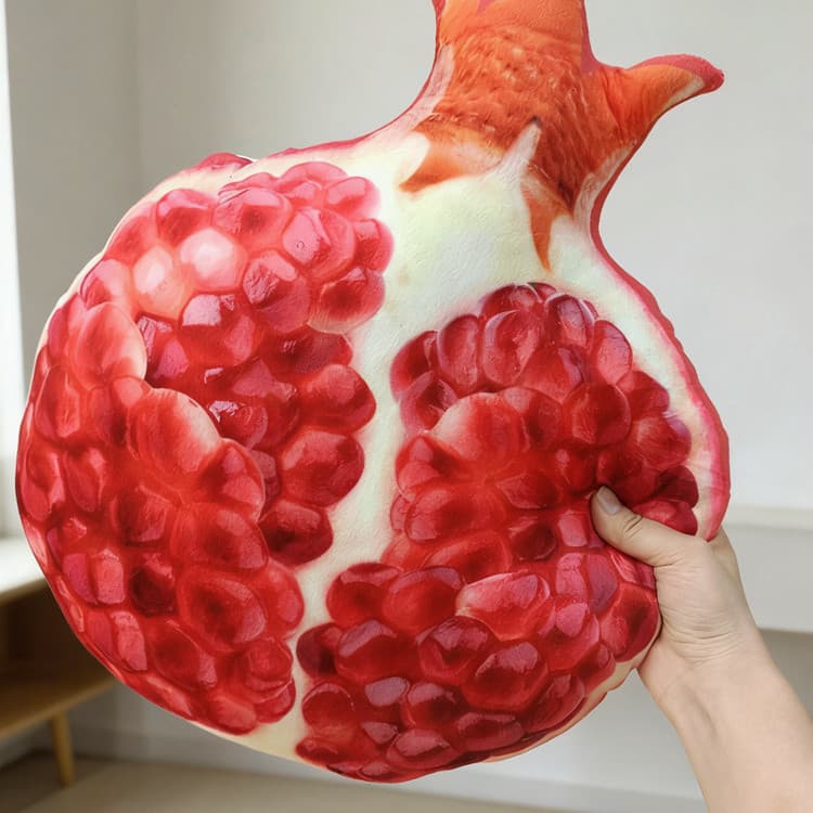 Travesseiro de frutas dos desenhos animados Durian laranja boneca brinquedo de pelúcia dormir grande travesseiro pescoço