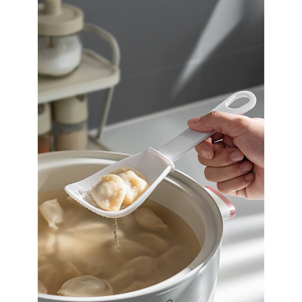 Coador multifuncional para cozinha doméstica, colher para cozinhar, bolinhos de pesca, macarrão, colher de pesca, gengib