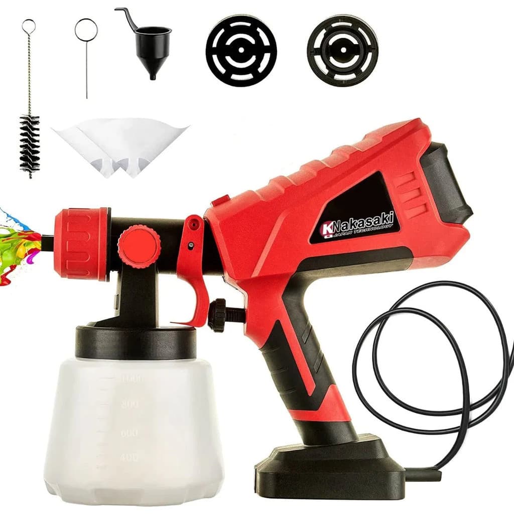 Pistola Elétrica Para Pintura Com Bico De Metal 900w uso Profissional