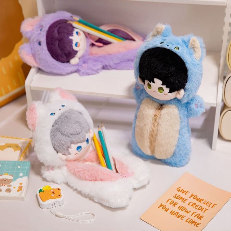 Bolsa De Lápis De Pelúcia De Personagem De Amor E Espaço Profundo Zayne Sylus Xavier Caleb Rafayel Estojo De Caneta De C