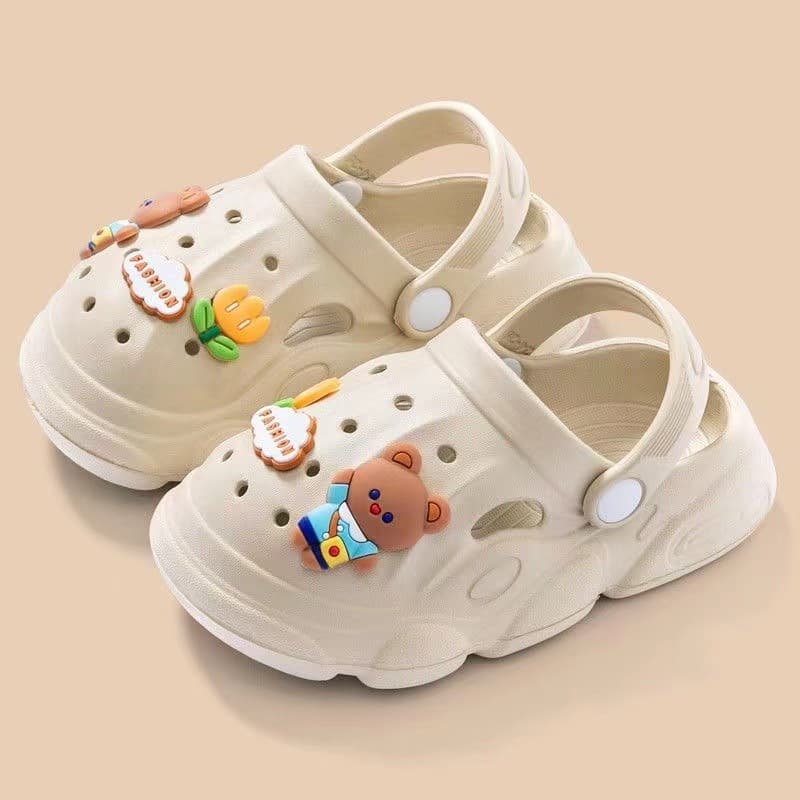 2026 verão novo estilo EVA pai-filho dos desenhos animados crianças buraco sapatos chinelos bonitos meninas interior ao