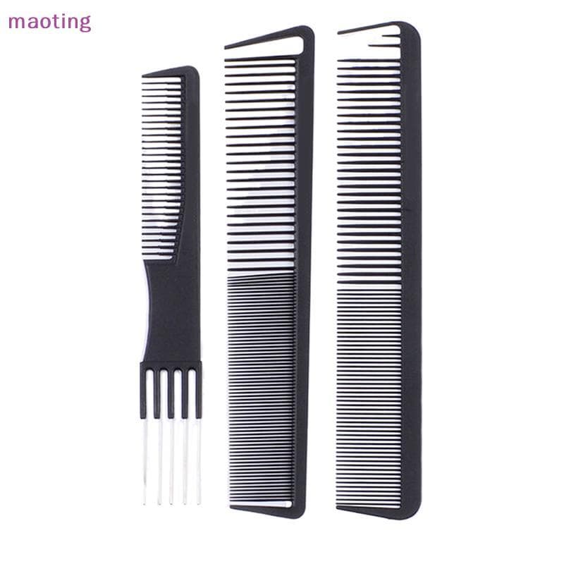 [maoting] Barbearia De Alta Qualidade , Cabelo Reto , Salão De Cabeleireiro , Fibra De Carbono Antiestática Para Cabelos