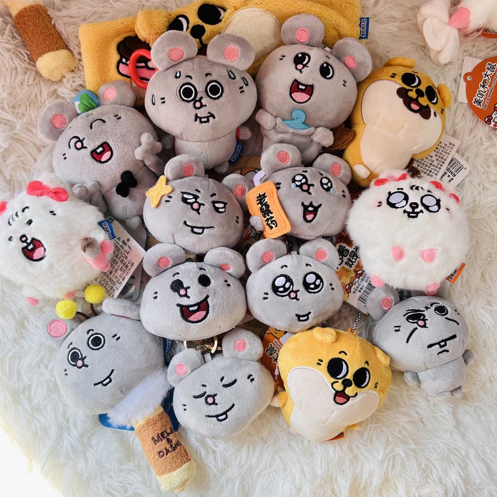 Genuíno Meiji e o rato mercadoria boneca chave pingente boneca de pelúcia brinquedo boneca presente aniversário