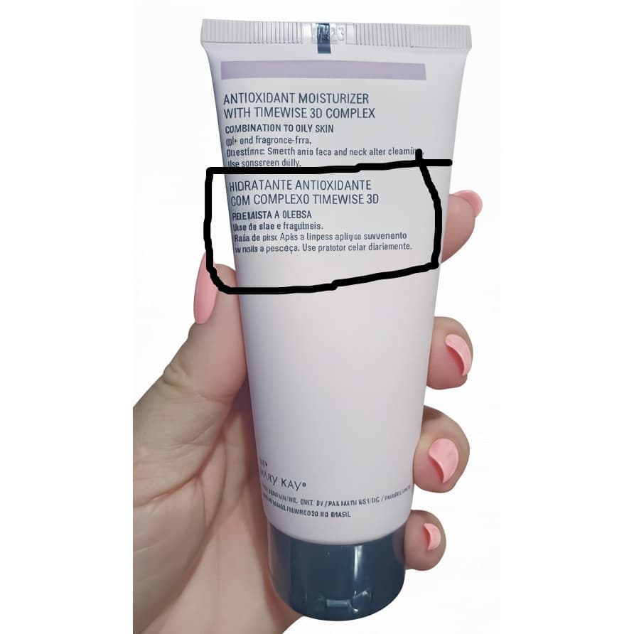 Mary Kay Timewise Hidratante Antioxidante PELE OLEOSA 85g