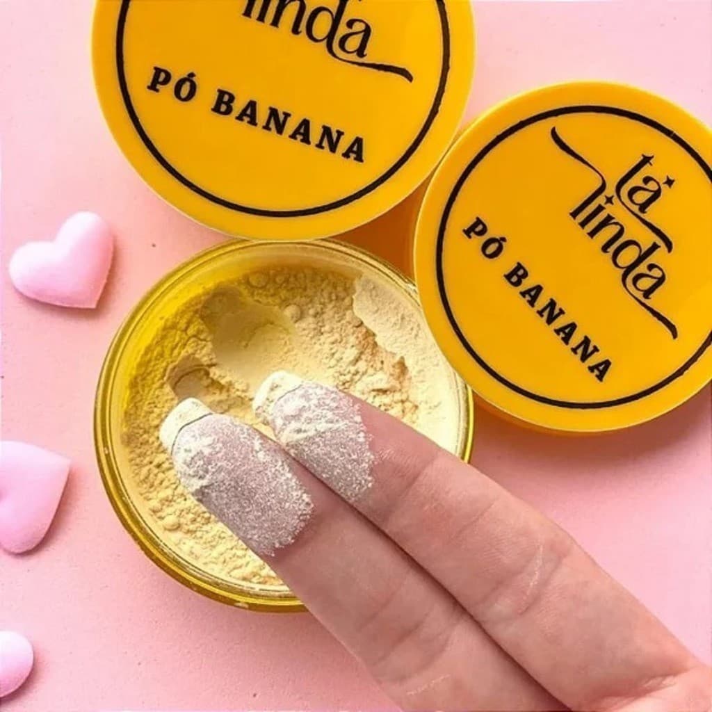 Pó Banana à Prova D'água Ultrafino ta linda