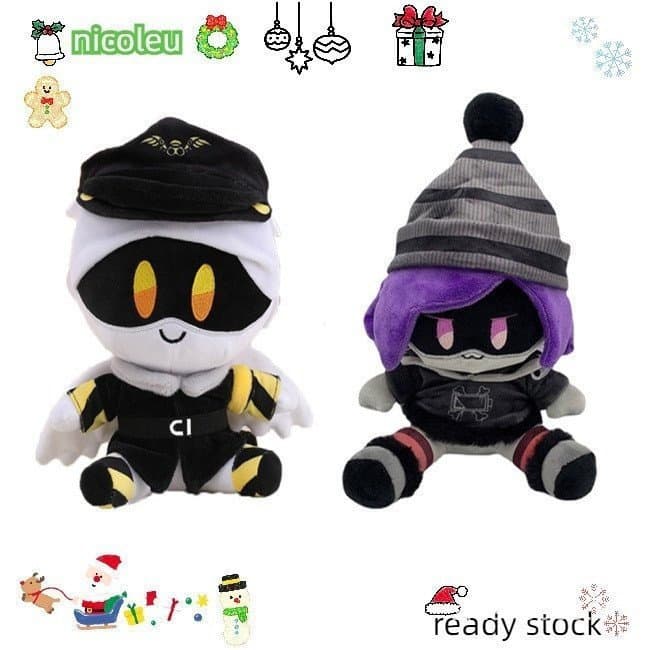 Nicoleu | 25cm MURDER DRONES UZI Brinquedos De Pelúcia Animação Cartoon Personagem Plushie Boneca Para Crianças Presente