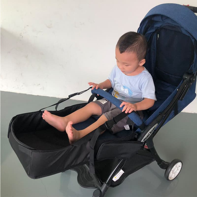 Apoio para os pés estendido para carrinho de bebê, acessório de proteção para carrinho de bebê estilo guarda-chuva, asse