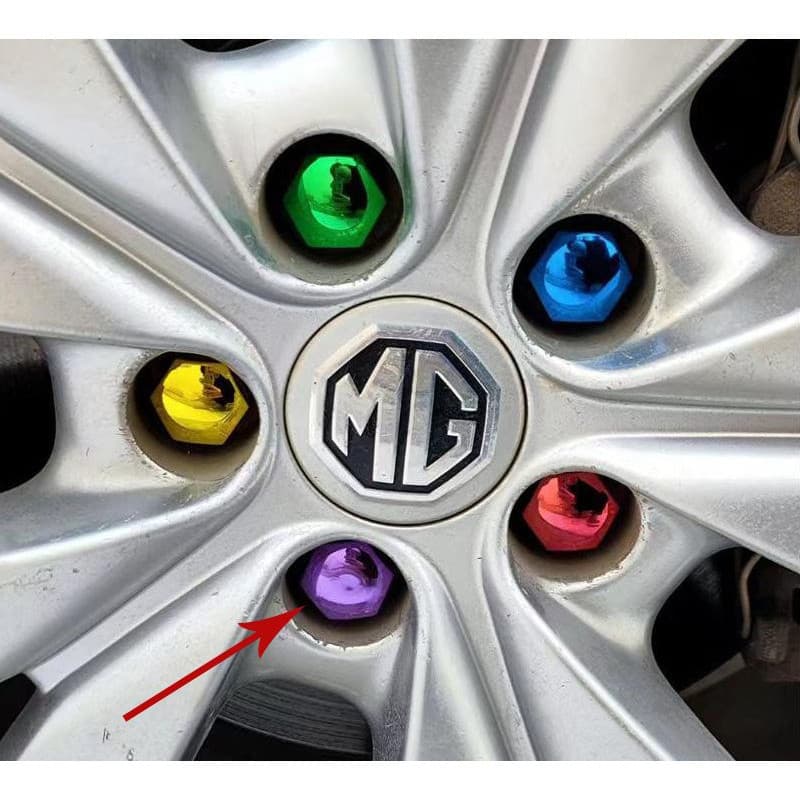 Master ZS MG Pilot MG4 6/5/4/3/7HS Hub Tampa de parafuso do pneu Tampa protetora decorativa modificada Universal