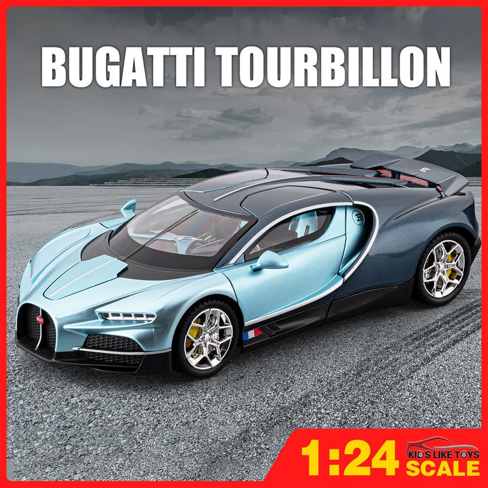 KLT 1 : 24 Bugatti Tourbillon Diecast Modelo Carro Liga Carros Brinquedos Coleção Presente Para Crianças Menino Menina