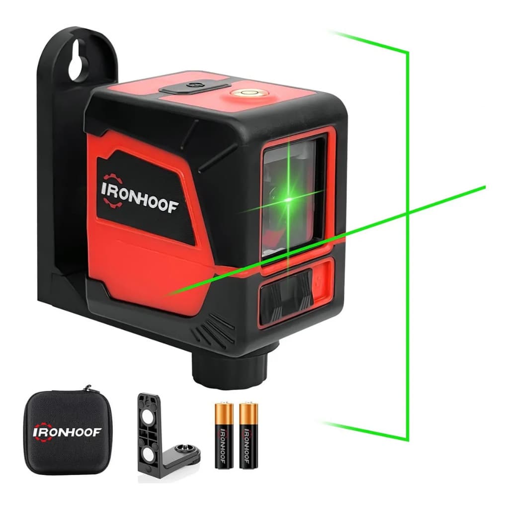 Nivel a Laser Profissional Verde laser level 2 Linhas Auto Nivelante 360°