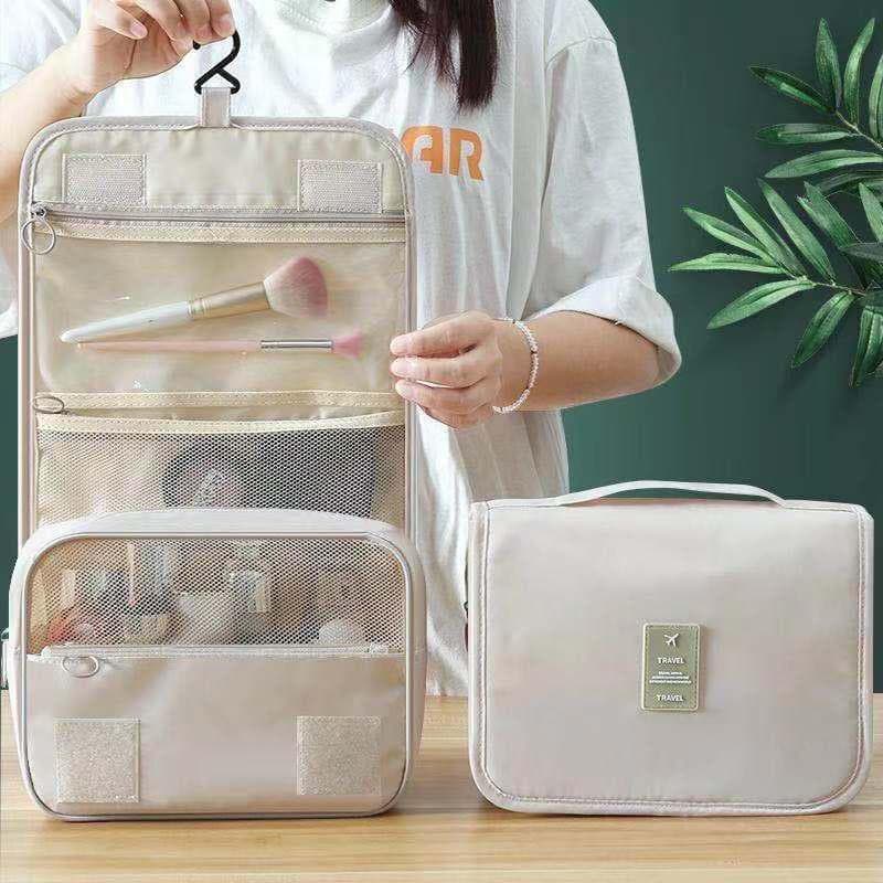 Gancho Decorativo Portátil, Bolsa de Viagem Multifuncional para Artigos de Higiene Pessoal, Impermeável e Resistente ao