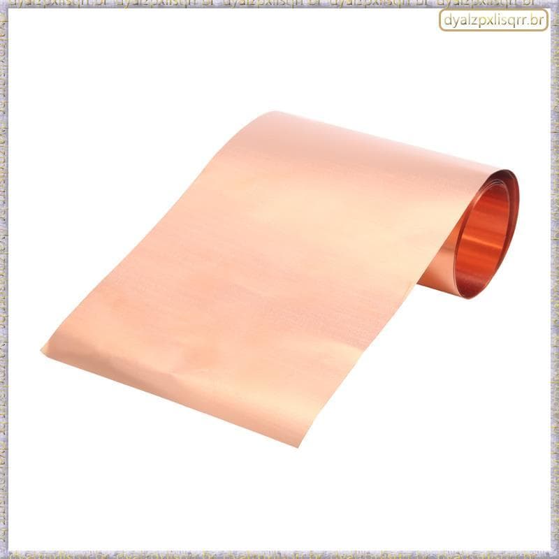 [Fsp] Rolo De Folha De Cobre , Placa Metal 1000 Mm x 100 0.03
