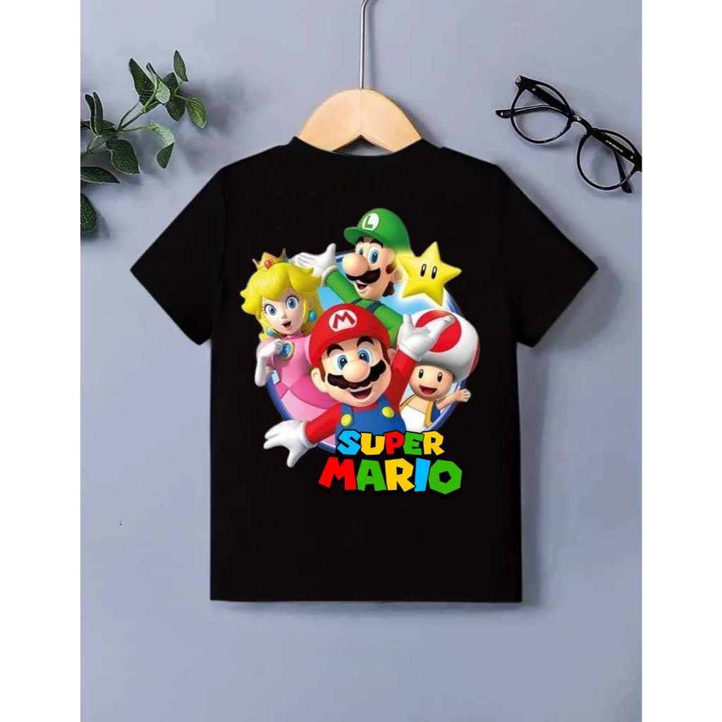 CAMISETA SUPER MARIO UNISEX ADULTO 100% ALGODÃO