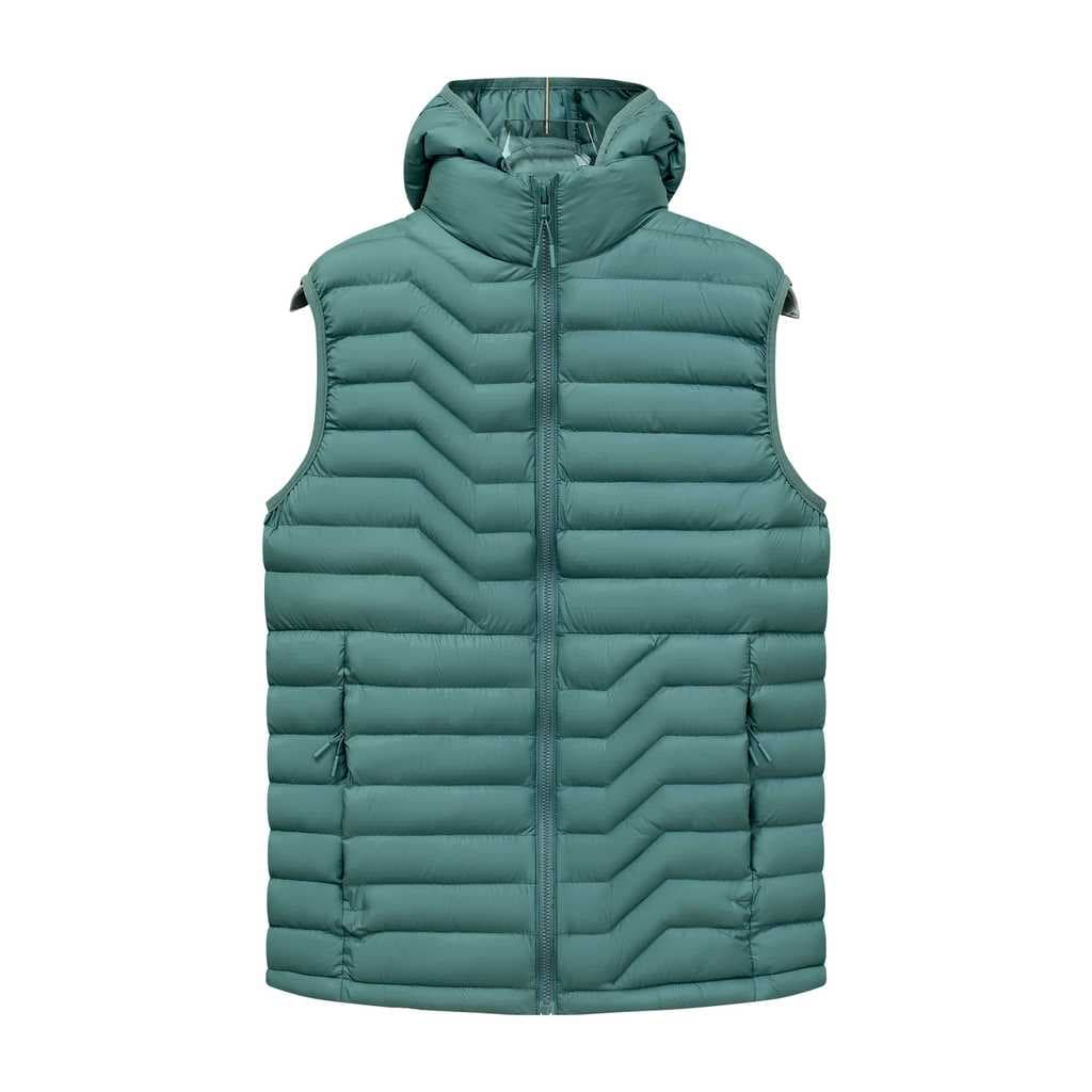 Novo produto colete colete 2026 novo estilo colete de algodão masculino capuz destacável Casual sem mangas jaqueta leve