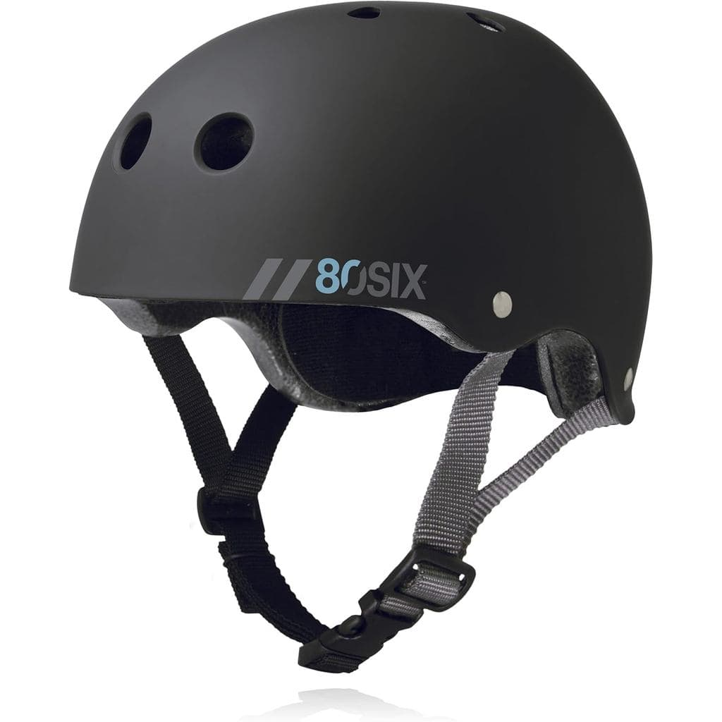 Capacete Multiesportivo 80SIX com Tripla Certificação - Ideal para Bicicleta, Scooter, Skateboard, Patins e Patins em Li