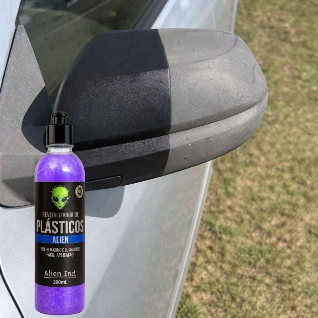 Restaurador de Plástico Pára-choque Alien Toque Seco Repele Água