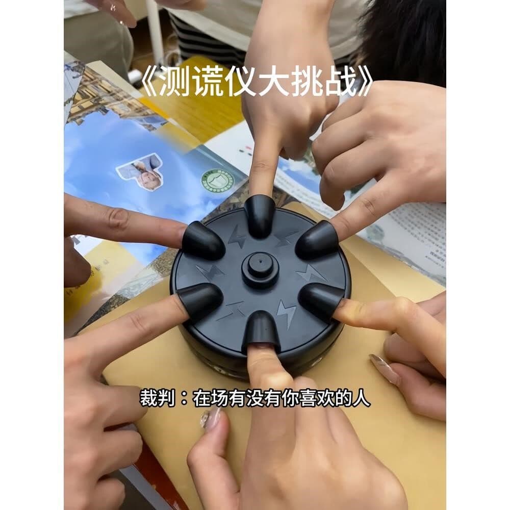 Detector de mentiras reais, alta tecnologia, seis dedos, descompressão, verdade, aventura, festa, jogo, choque elétrico,