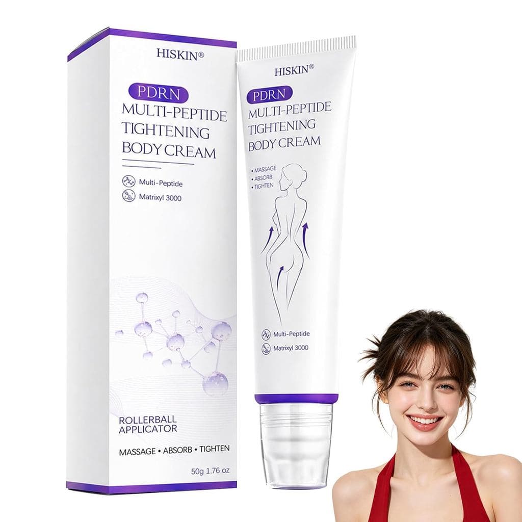 Creme Corporal Massageador com Multi-Peptídeos PDRN da HISKIN, Creme Corporal PDRN da HISKIN, Hidrata eficazmente, firma