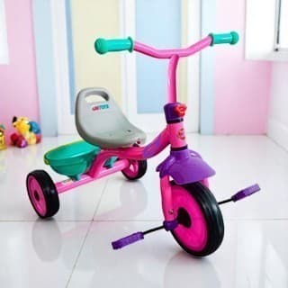 Triciclo Infantil 3 Rodas Com Cesta Reforçado Educativo Estimulativo Passeio Casa Viagem Presente