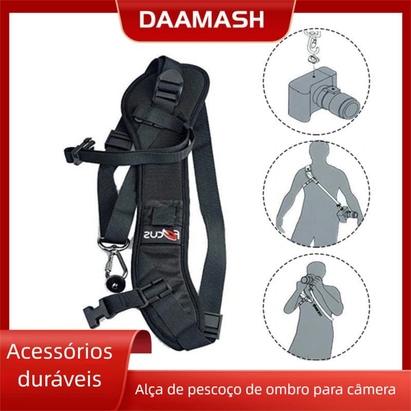 [Envio 24H] Alça De Câmera Ombro Estilingue Cinto Pescoço Cinta DSLR SLR Câmeras Acessórios Para Canon Nikon