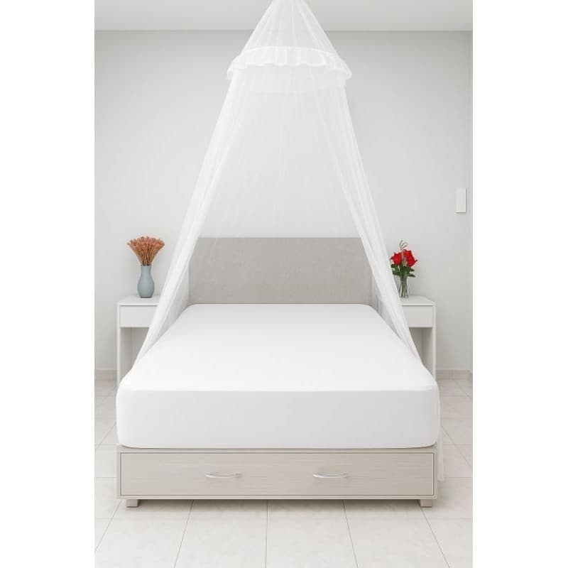 Mosquiteiro Teto Casal/Solteiro Renda Linda Micro Furos *Oferta Relâmpago