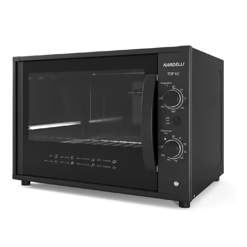 Forno Eletrico Residencial de Bancada - Top 60l Black