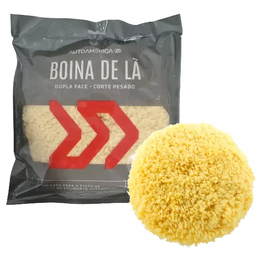Boina Dupla Face Amarela (Refino) 8" Autoamerica