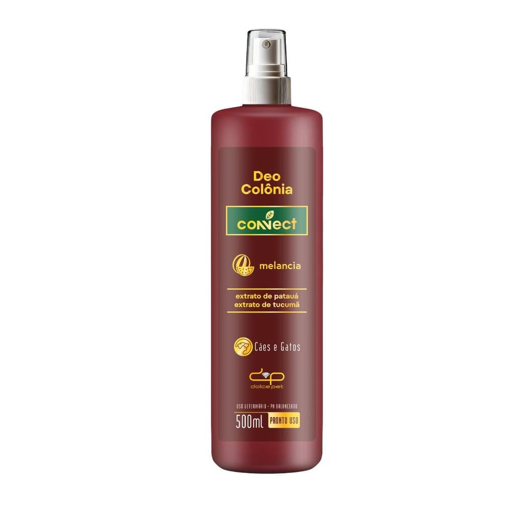 Perfume Deo Colônia Melancia Connect Dolce Pet Cães e Gatos 500ml