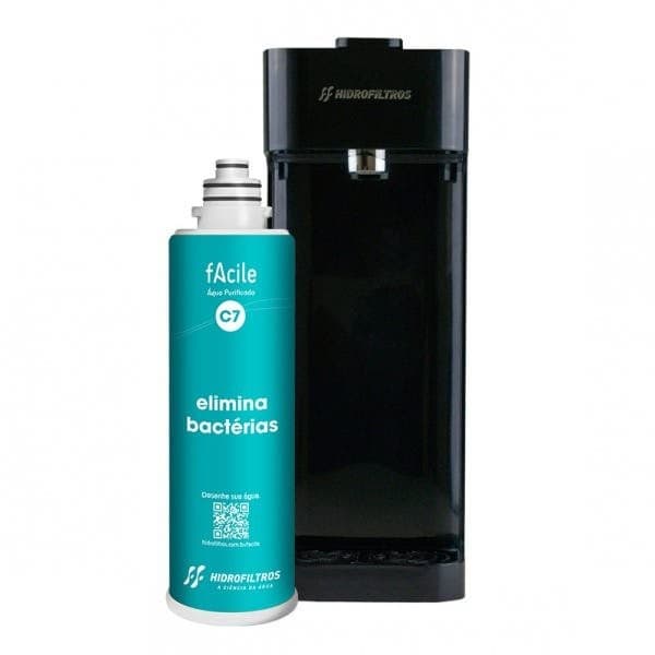 Purificador Hidrofiltros Facile C7 Preto; 916-2514; C2; 7896811128261