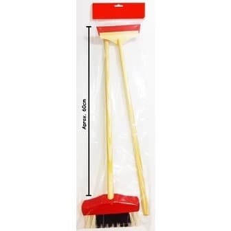 Kit Limpinho Vassou e Rodo Limpeza Infantil Menina