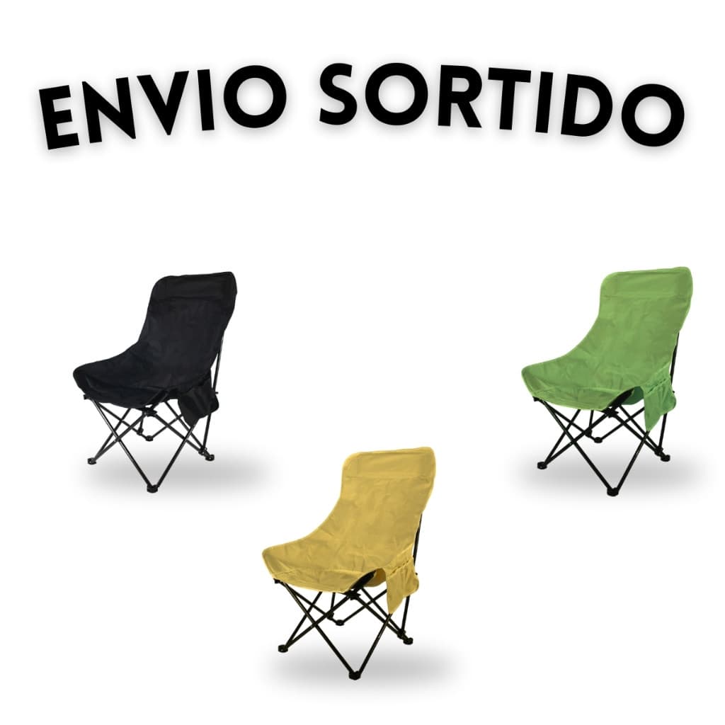 Cadeira De Acampamento Reclinável Dobrável Com Bolso Lateral de Soneca Dobrável Escritório