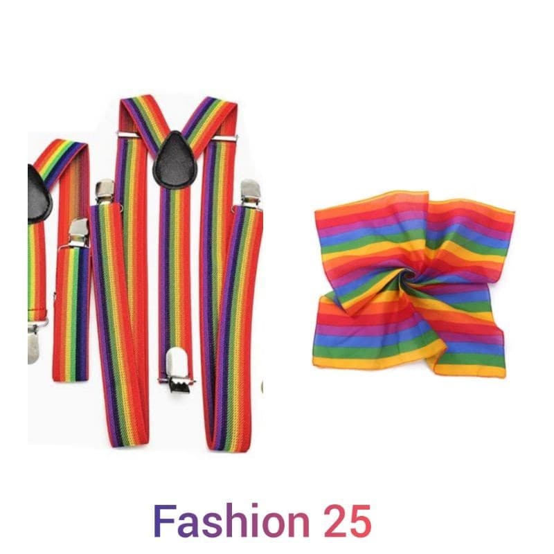 kit suspensorio e bandana lgbt arco-iris