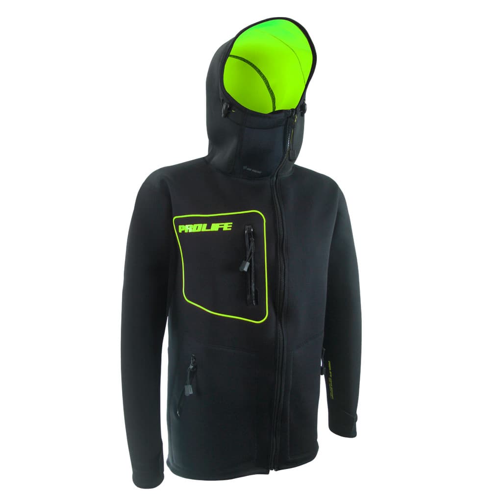 Jaqueta Neoprene Prolife Original Casaco Vento Frio Chuva Jetski Kitesurf Vela Capuz Máxima Proteção