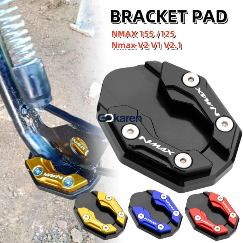 Adequado para Yamaha NMAX155 nmax125 V2 V1 V2.1 acessórios modificados suporte lateral Extra grande assento tripé amplia