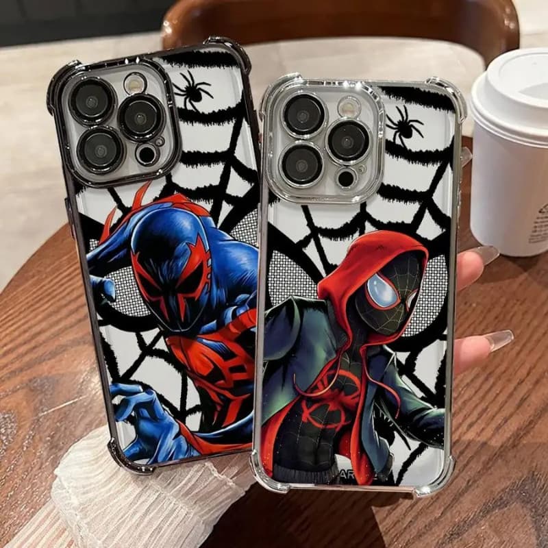 Marvel Dos Desenhos Animados Spiderman Caso De Telefone Para Redmi 17C 15C 15A 17 15 Nota 17 PRO 4G 5G Pantera Negra Cap