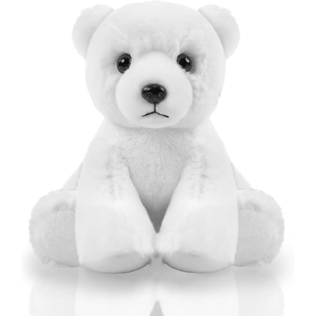 Brinquedos De Pelúcia De Urso Polar , Brinquedo De Animais Macio E Fofinho De 8.5 Polegadas , Presentes De Bichos Fofos