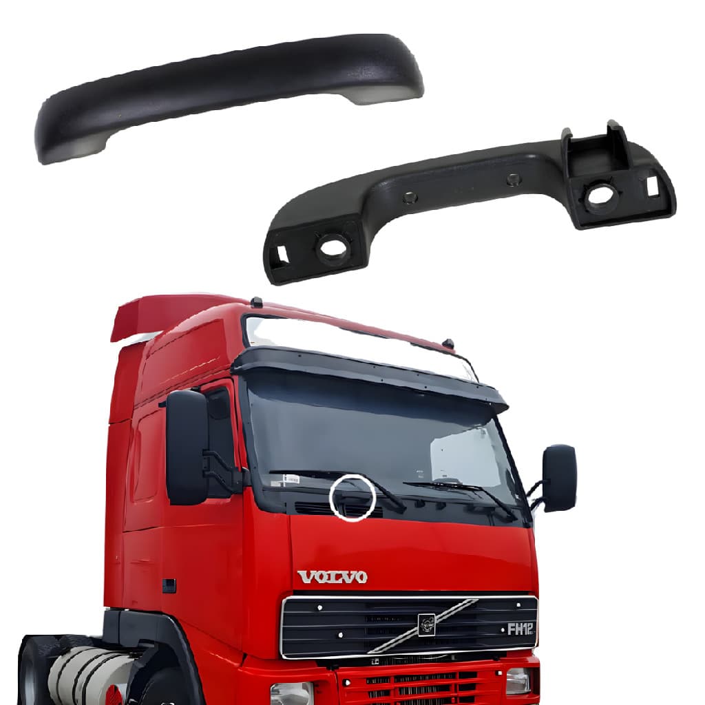 Kit Alça Cabine Parabrisa + TAMPA Volvo FH12 Compativel LE