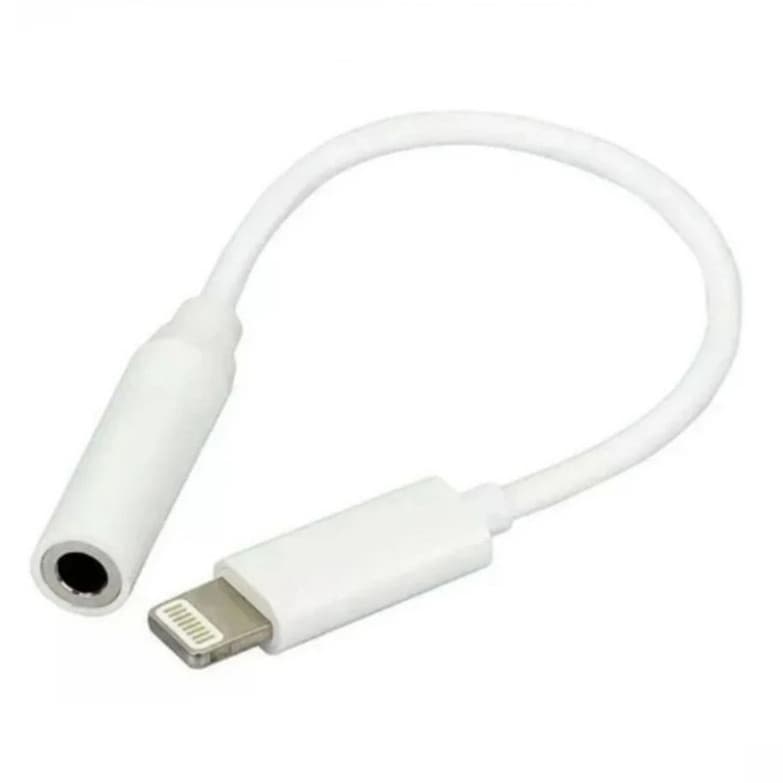 Adaptador De Áudio Lightning Para iPhone Lightning Para Fone P2 3.5mm Conexão Direta, sem Necessidade de Bluetooth IOS