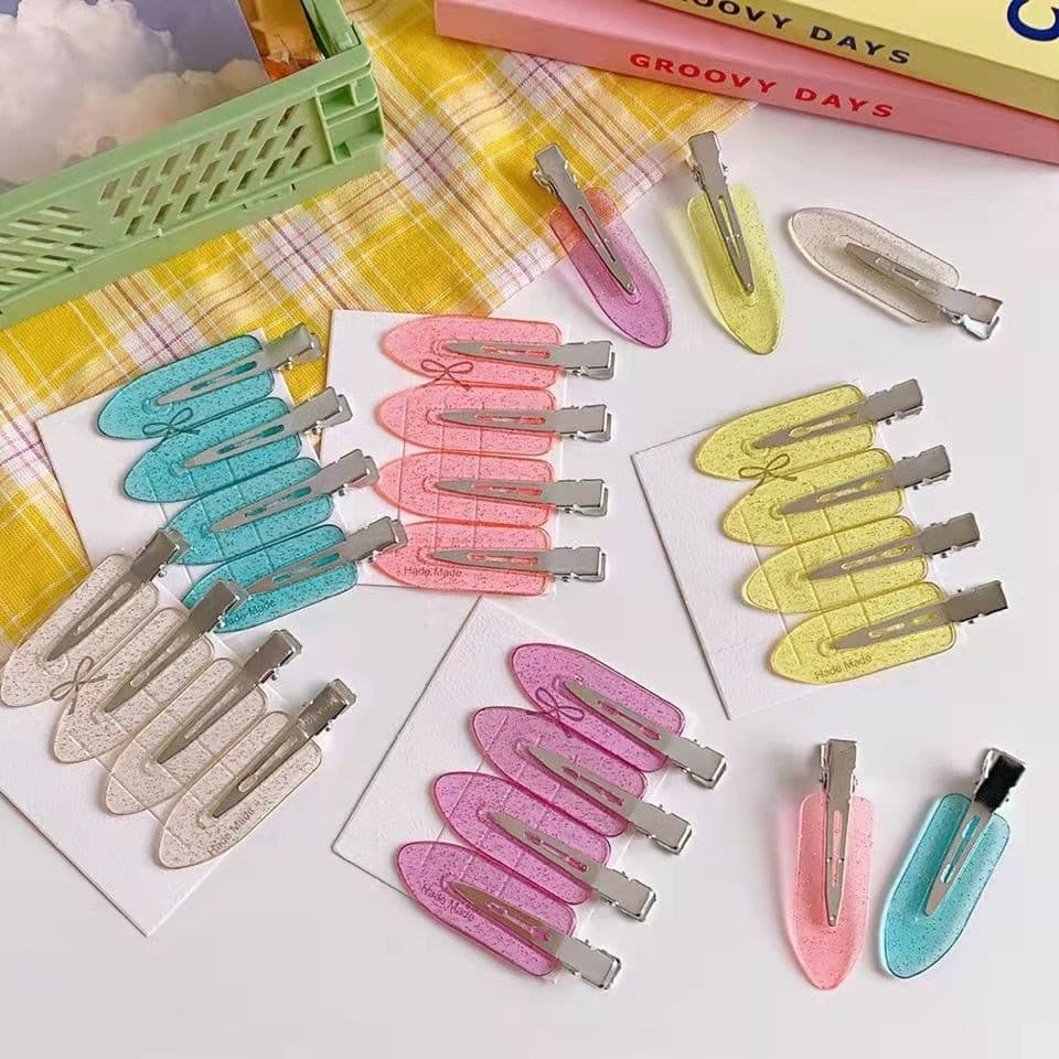 Kit 8/12/20/48  peças /conjunto presilha de cabelo feminina de acrílico
