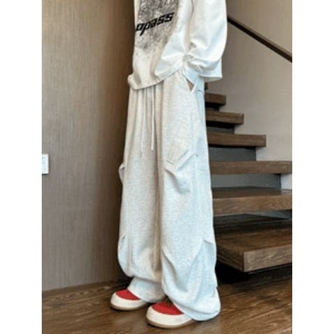 Americano Machete chanfrado corte calças masculinas outono inverno estilo 2025 novo estilo solto Drape em linha reta cal