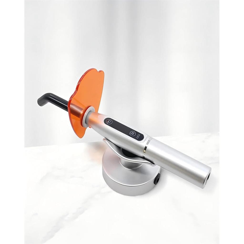 Lâmpada UV Portátil com Suporte, Mini Lâmpada com Fio e Tela LCD, com Proteção para os Olhos, Branca JU-K1-836545