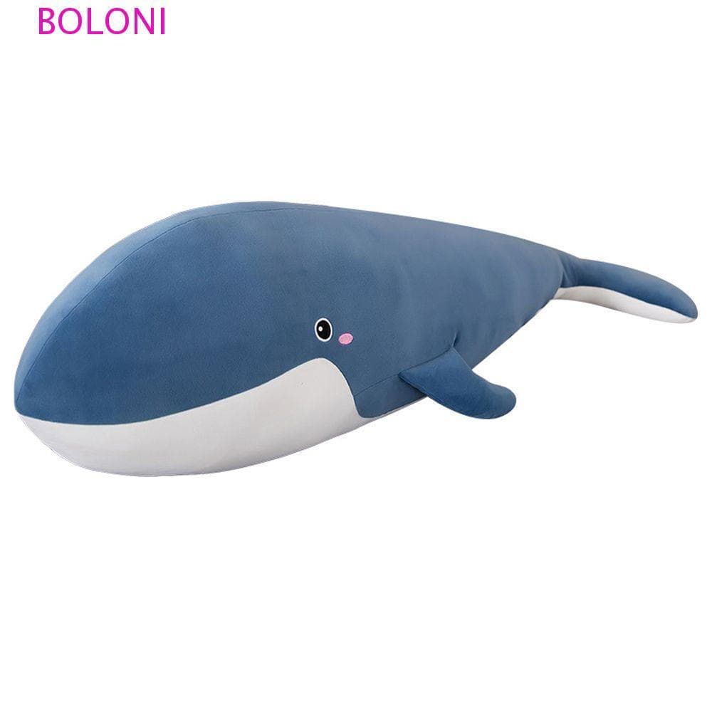 BOLONI Gigante Baleia Brinquedo De Pelúcia Engraçado Corte Boneca Decorar Animais Do Mar Dos Desenhos Animados Travessei