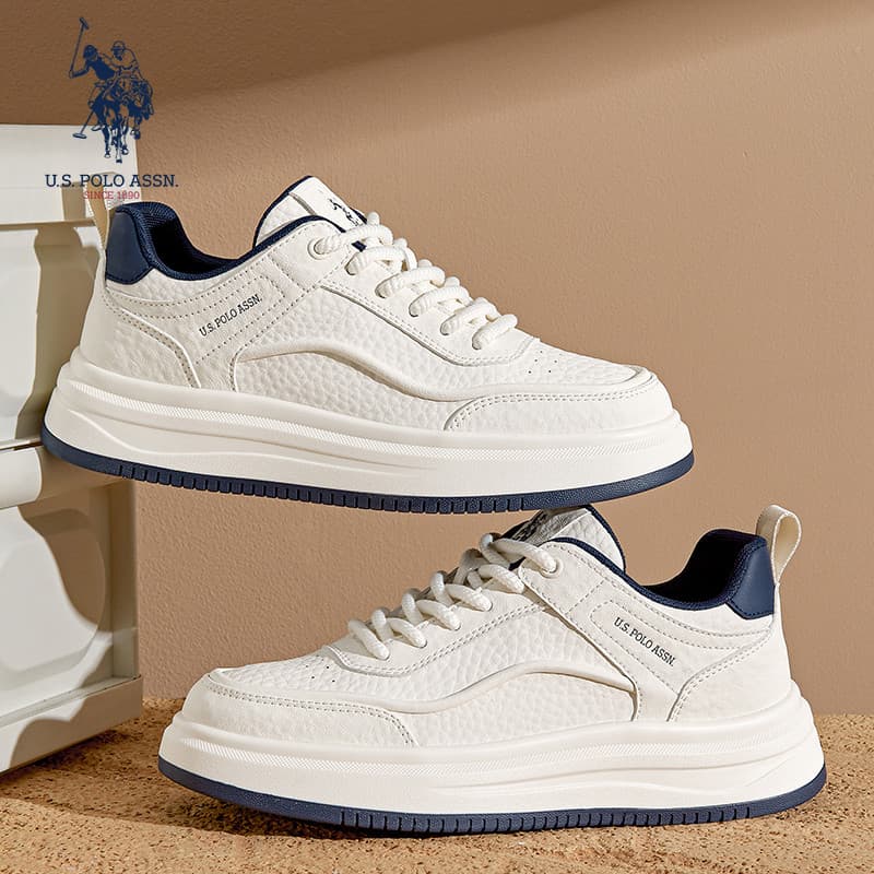 USPOLO.ASSN.Genuine Sapatos Masculinos 2026 Primavera Verão Novo Estilo High-End Trendy All-Match Tênis Casuais Masculin
