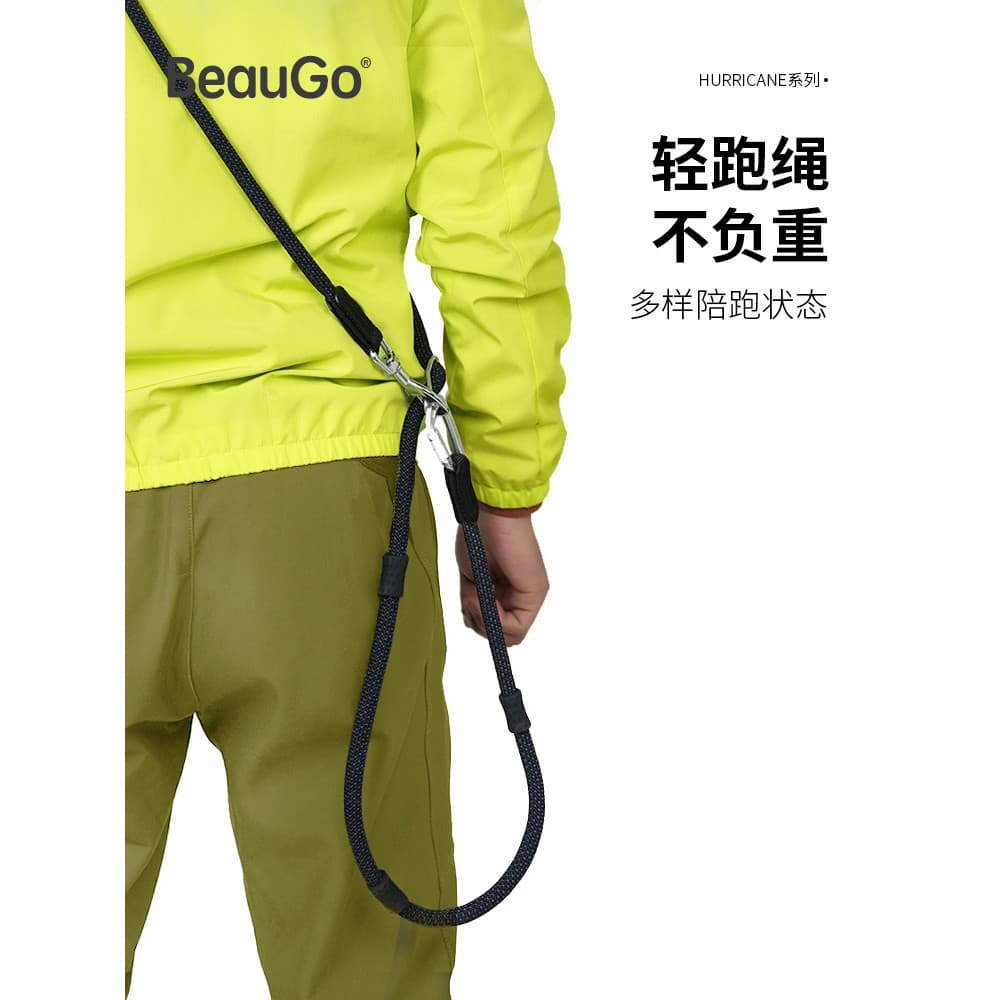 QZee trela de cintura Crossbody multifuncional BeauGo luz correndo treinamento para animais de estimação cão andando mão
