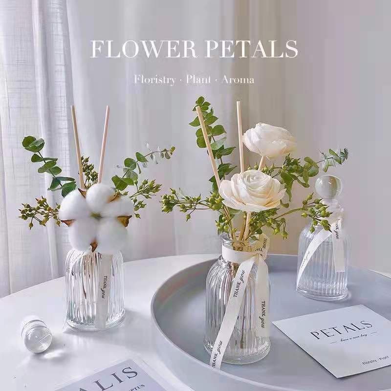 Flores secas aromaterapia sem fogo doméstico interior gardênia toalete difusor de longa duração decoração para casa frag
